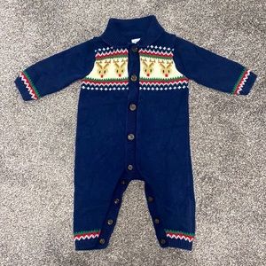 Baby Gap sz3-6m Holiday Sweater One-Piece!